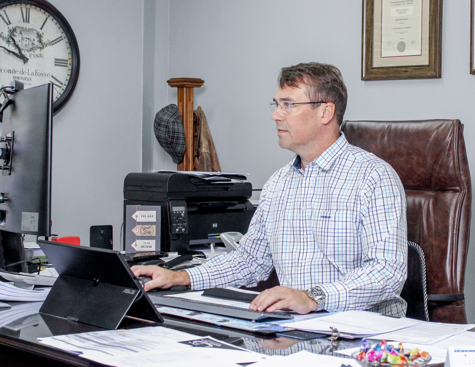 Accounting and auditing work in progress